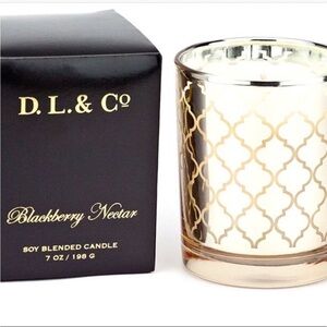 D. L. & Co ~ Blackberry Nectar ~ 7 oz Soy Blended Candle ~ Brand New!